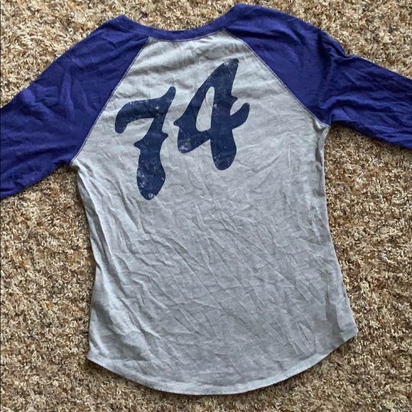 Fox Racing Purple Baseball Tee - Picture 4 of 4
